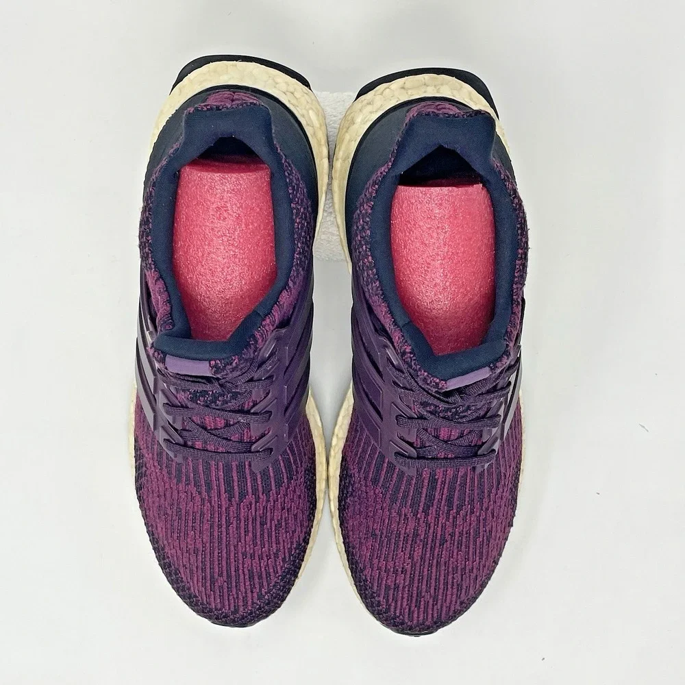 Adidas Ultra Boost 3.0 Running‎ Shoes Womens 9 Red Purple Sneakers Trainers